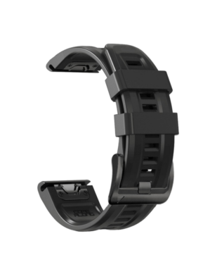 22mm Silicon Arrow Quick Release Band Compatible with Garmin Watch Fenix 7/6/5 Instinct