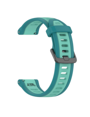 20mm Two-Tone Silicon Sports Watch Band For Garmin Forerunner 165