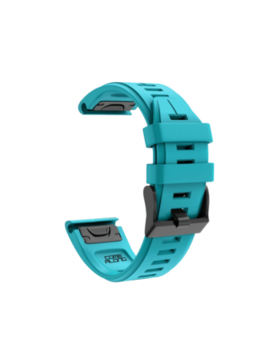 22mm Silicone Quick Release Band for Garmin Watch Fenix 8 (47mm)/Fenix 7/6 GPS/5 Instinct