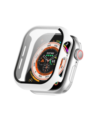 Comealong Multicolor Hard Case Inbuilt Screen Cover For Apple Watch10